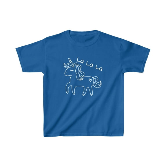 TSmartArt @ Walmart. La La La Unicorn. Little Girls Heavy Cotton™ T-Shirt.