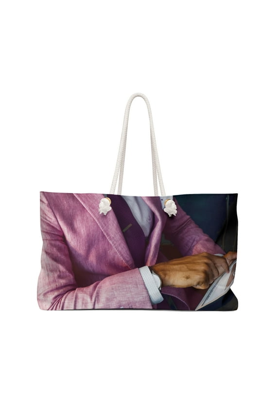 . Mister's Polyester Throw & Go Tote Bag. Unisex