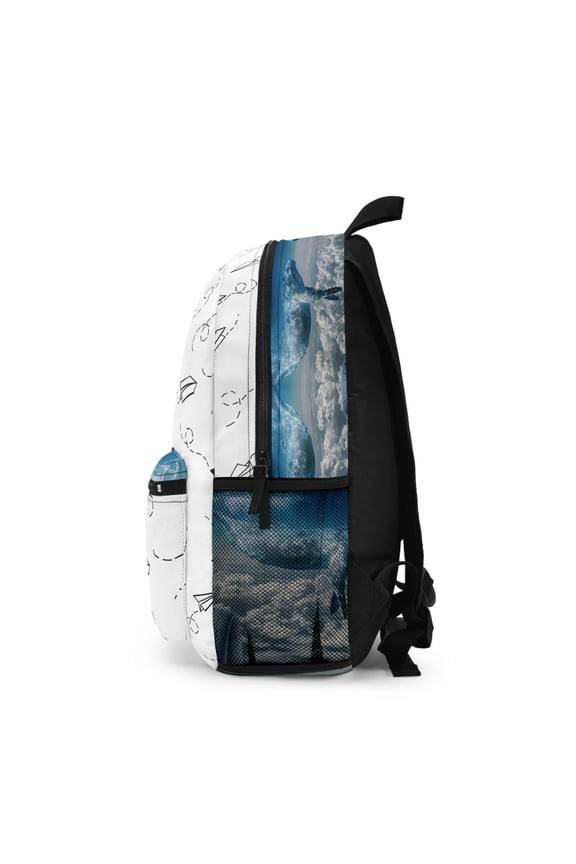 . Paper Airplanes. 18" Waterproof Backpack | Teen Adult