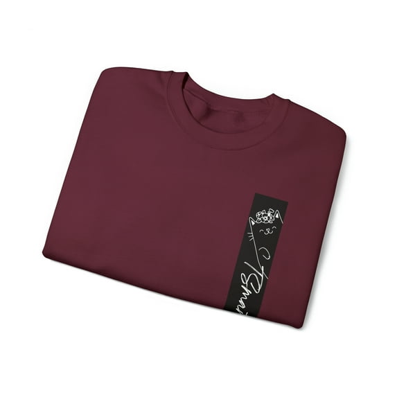 TSmartArt @ Walmart. Peeking Kitty. Adult Women's + Pullover Sweatshirt. L - 5XL.