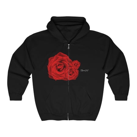 TSmartArt @ Walmart. Roses. Heavy Blend™ Zip Hoodie. Unisex Regular | Plus