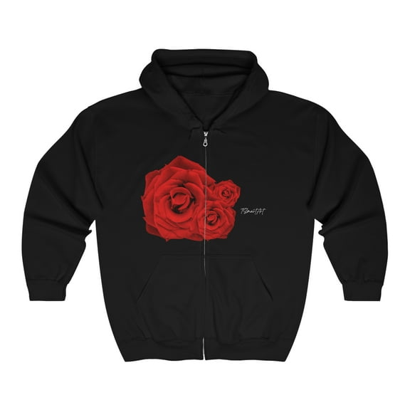 TSmartArt @ Walmart. Roses. Heavy Blend™ Zip Hoodie. Unisex Regular | Plus