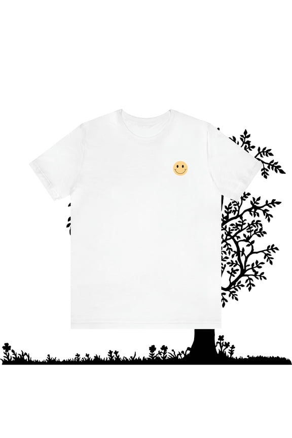 . Tiny Smiley Graphic T-Shirt. Unisex | Regular | Plus