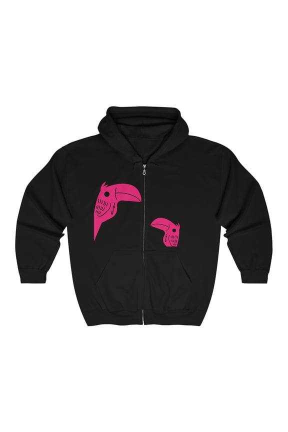 . Toucan Chat. Heavy Blend™ Zip Hoodie. Unisex | Regular Plus