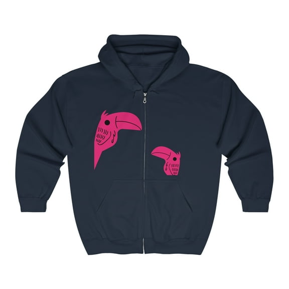 TSmartArt @ Walmart. Toucan Chat. Heavy Blend™ Zip Hoodie. Unisex | Regular Plus