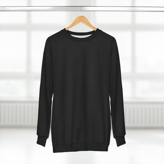 TSmartArt @ Walmart. Upscale Black Unisex Pullover Fleece Sweatshirt. Regular-Plus