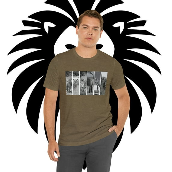 TSmartArt @ Walmart. Wildlife. 100% Cotton Unisex T-Shirt. Regular | Plus