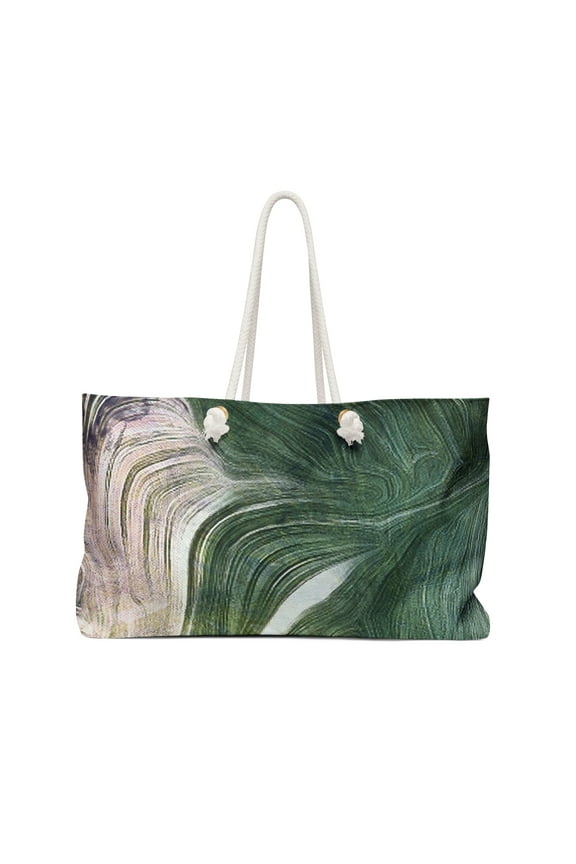 . Winding Paths. Polyester Throw & Go Tote Bag 24" x13" Women | Teen