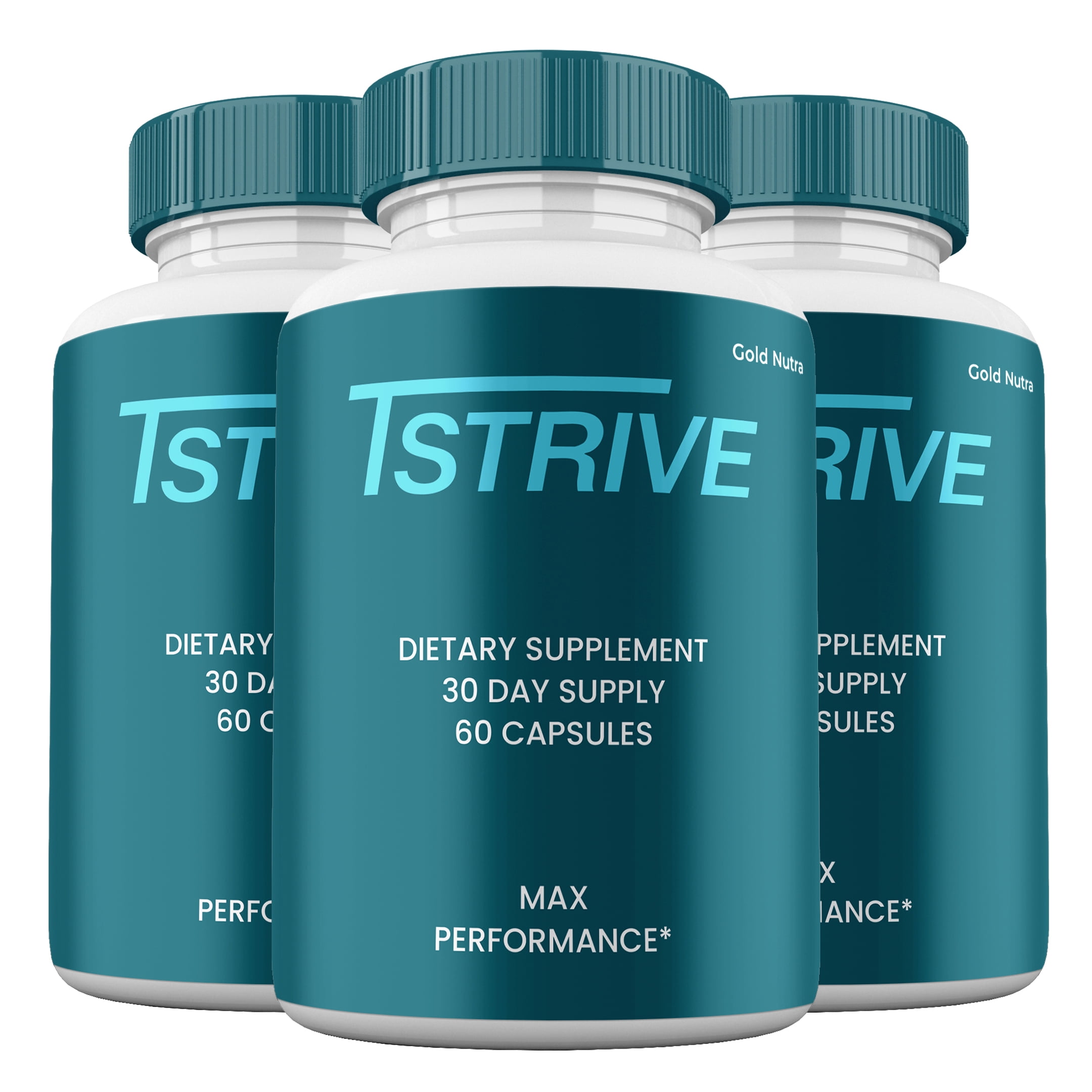 TStrive Capsules, Advanced Formula, T Strive Supplement All Natural Formula, Maximum Strength (3 Pack)