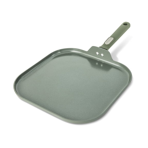 Thyme & Table 11" Ceramic Non-Stick Griddle Pan Granite Collection - Moss