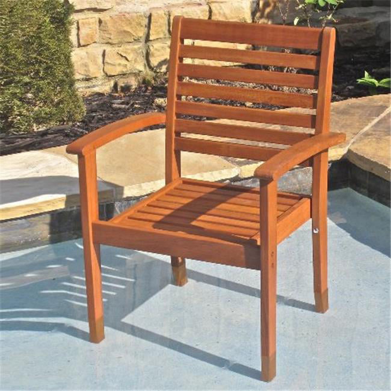 TT-1B-043 and 2CH Royal Tahiti Set of 2 Oslo Outdoor Contemporary Chairs - image 1 of 1