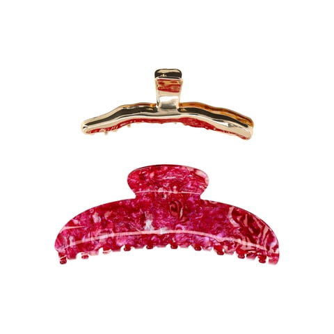 Women's Hair Claw Clips, 2-Pack