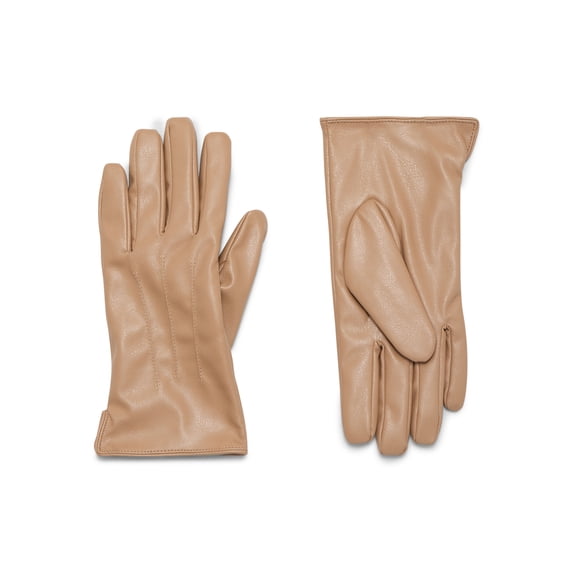 Time and Tru Women's 3 Point Gloves, Tan, Sizes S/M-L/XL