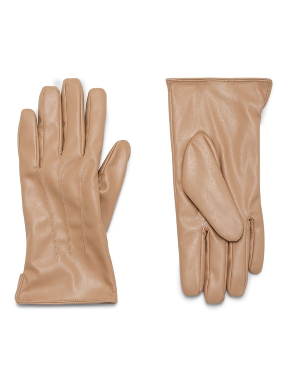 Women's 3 Point Gloves, Tan, Sizes S/M-L/XL
