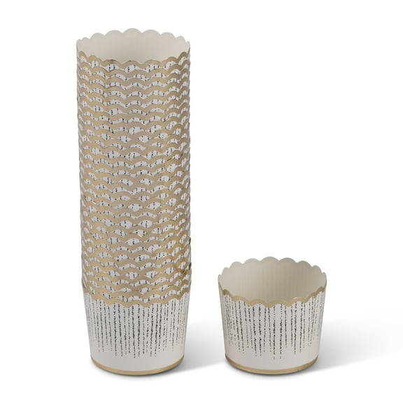 Thyme & Table 30-Piece 5oz Paper Baking Cups - Black Riley