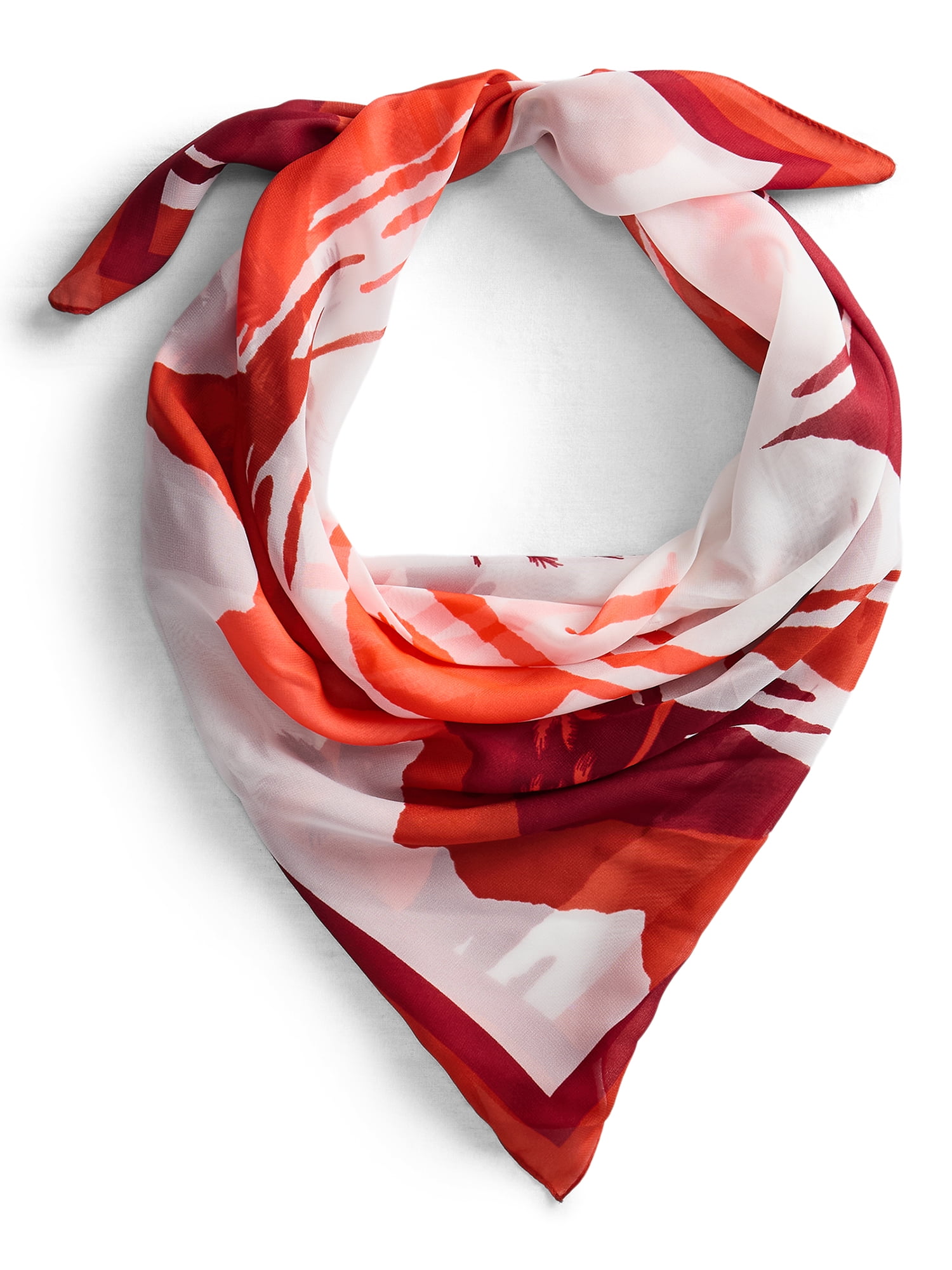Women's Tropical Print Scarf