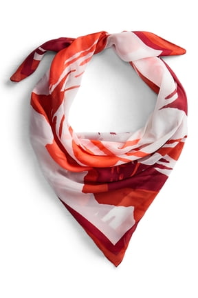 Women's Tropical Print Scarf