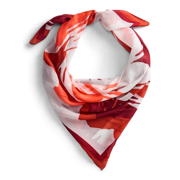 Time and Tru Women's Tropical Print Scarf