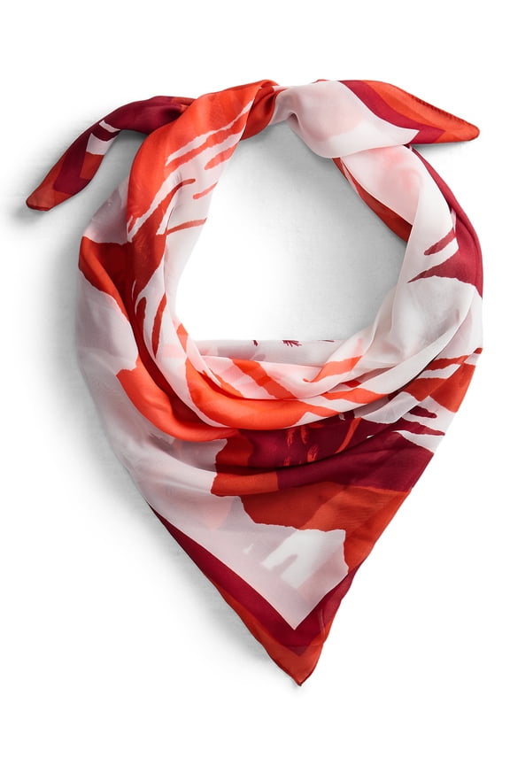 Women's Tropical Print Scarf