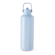 Thyme & Table 32oz Stainless Steel Cleo Bottle with Straw, Glacier Blue