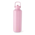 thumbnail interactive-video image 1 of Thyme & Table 32oz Stainless Steel Cleo Bottle with Straw, Rose, 1 of 8