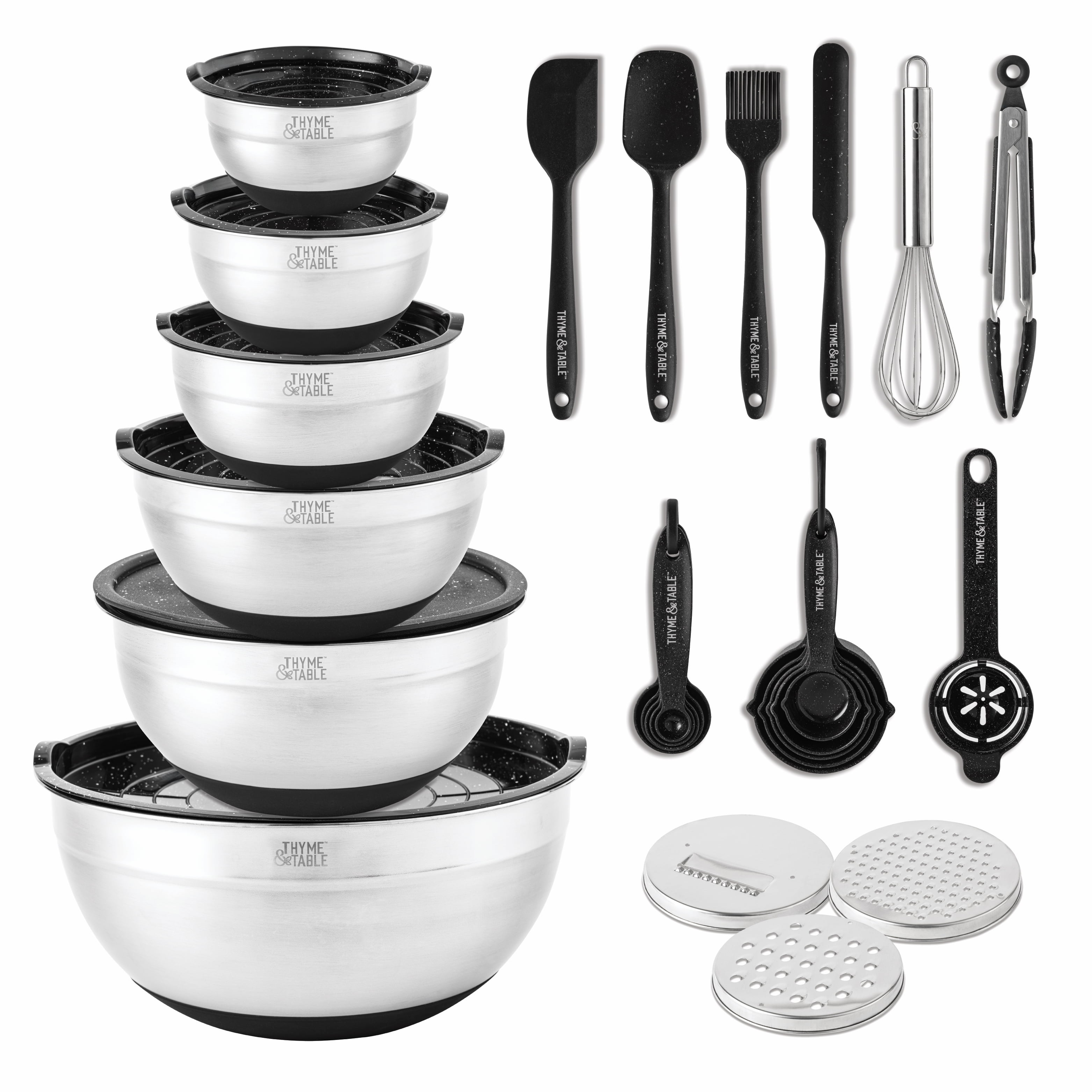 Thyme & Table, 32 Piece Stainless Steel Mixing