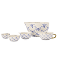 thumbnail image 1 of Thyme & Table 5-Piece Ceramic Mixing Bowl Set. Bows, 1 of 8
