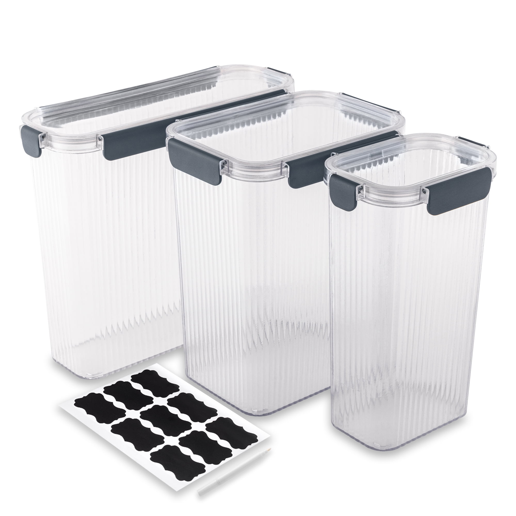 Thyme & Table 8 Piece Pantry Storage Container Set, Blue - Walmart.com