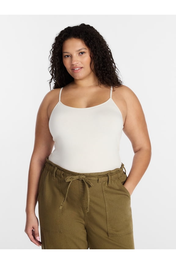 Women’s Adjustable Strap Cami, Sizes XS-XXXL