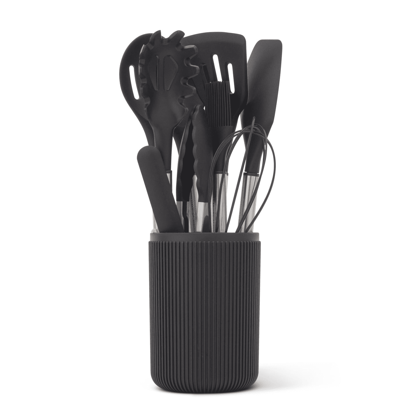 Thyme & Table 10-Piece Silicone Gadget Set - Black