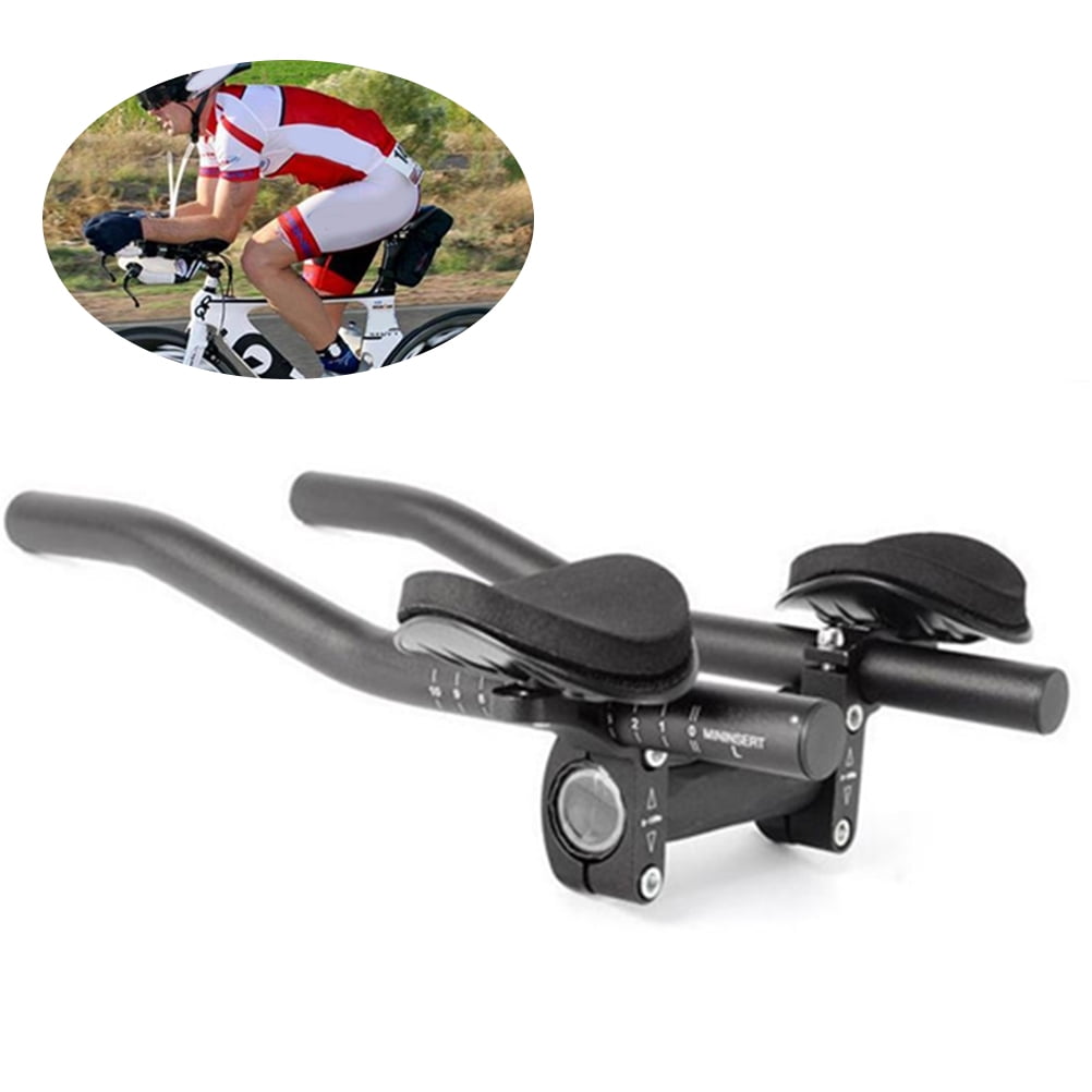 TT Aero Bars for Triathlon Adjustable Handlebar Aerobars for Comfort Speed Stability on Road Bikes
