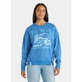 thumbnail image 1 of Time and Tru Women's Big Bear Ski Arch Graphic Sweatshirt with Long Sleeves, Sizes XS-XXXL, 1 of 5