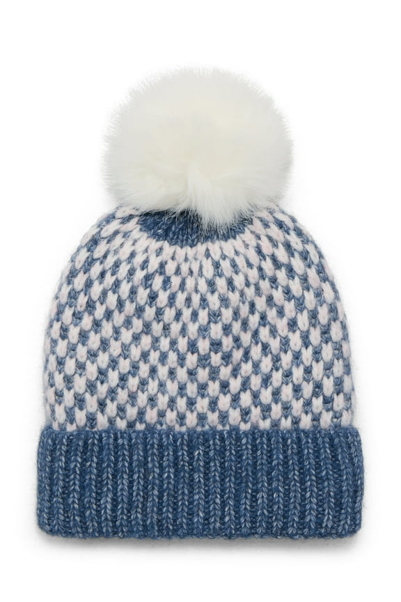 Women's Birdseye Beanie, One Size Fits Most, Blue Combo