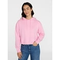thumbnail image 1 of Time and Tru Women's Bubble Hem Pullover Hoodie, Size XS-XXXL, 1 of 5