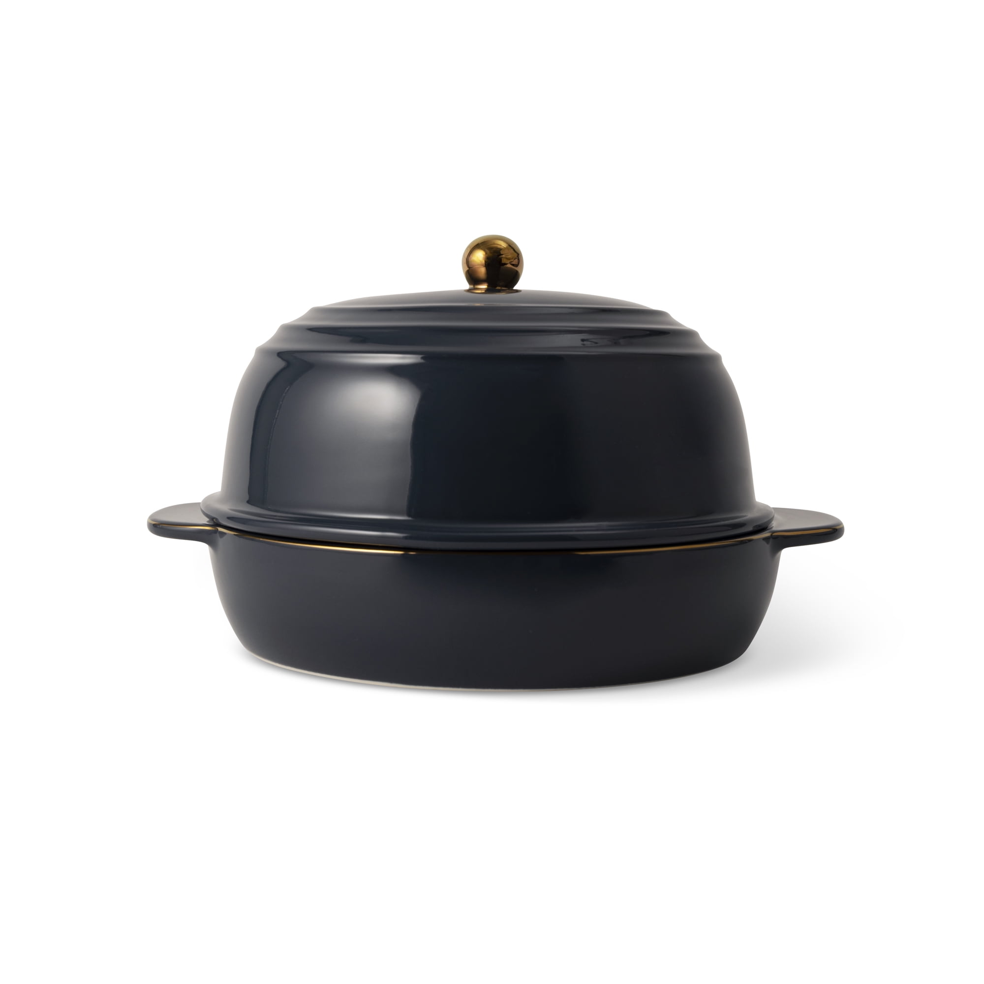 TT 64oz Ceramic Casserole Dish – Versatile Cream Finish