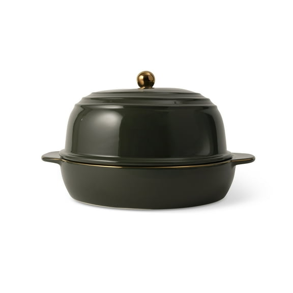 Thyme & Table Ceramic Bread Oven - Green