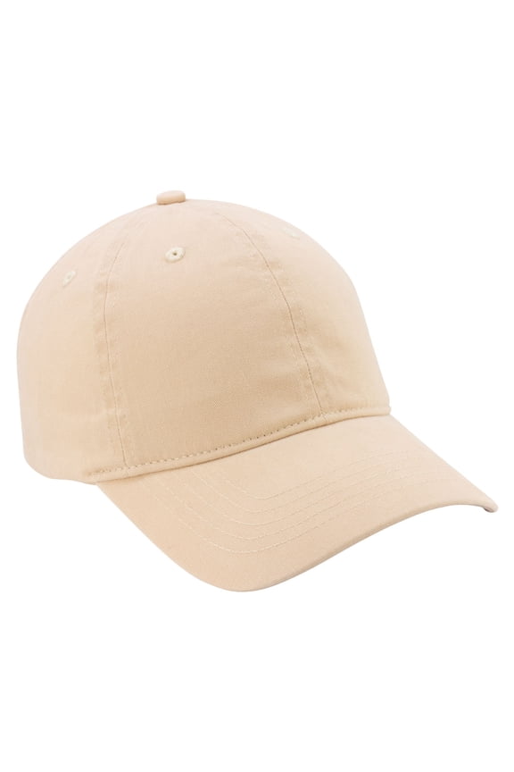Solid Baseball Hat- Light Cappuccino