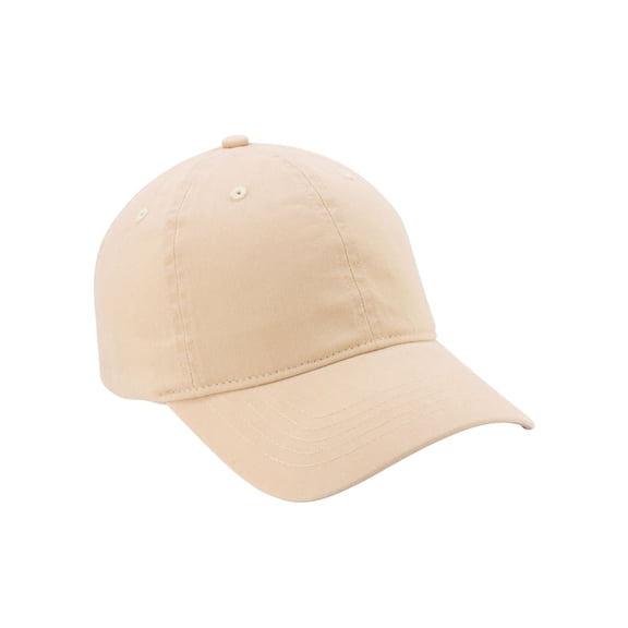 Time and Tru Solid Baseball Hat- Light Cappuccino
