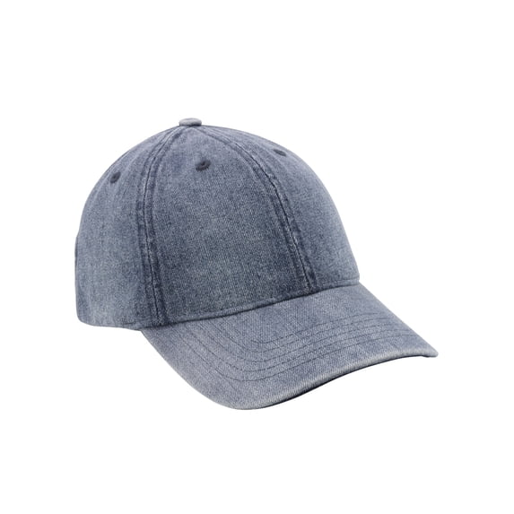 Time and Tru Solid Baseball Hat- Medium Denim