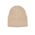 thumbnail image 1 of Time and Tru Women's Wide Cuff Beanie Hat, One Size, Light Tan, 1 of 4