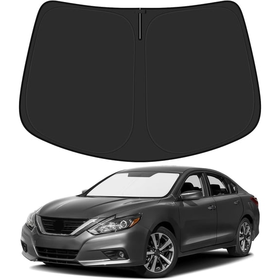 TT - Car Windshield Sun Shade for Nissan Altima 2013-2018 Accessories Foldable Car Sunshade Front Windshield Sun Visor PET Reflective Material