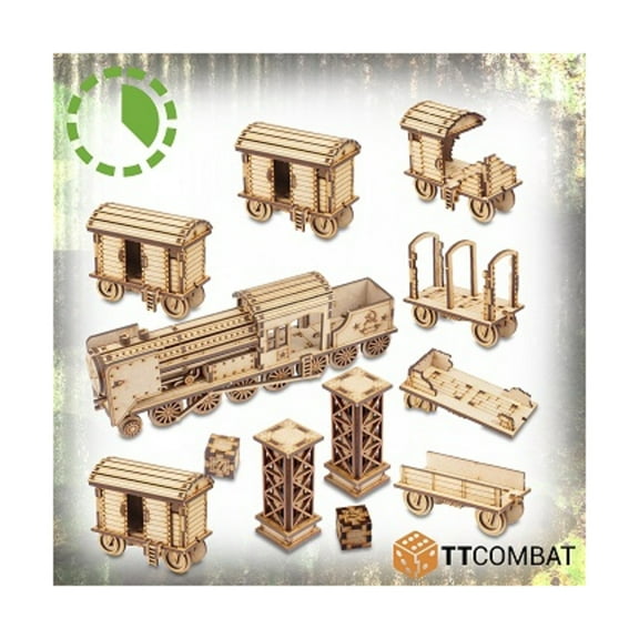 TT Combat Red Star Railway Engine New