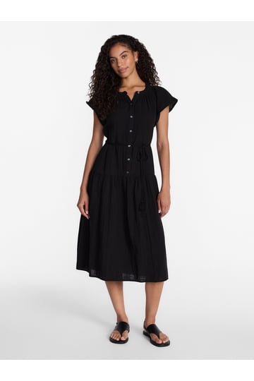 tallulah midi dress Tallulah Floral Puff Sleeve Midi Dress