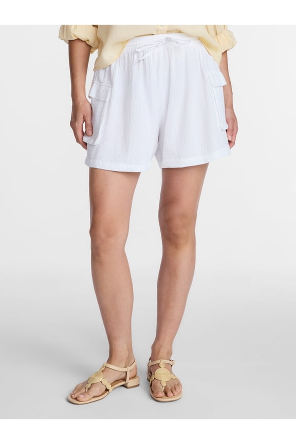 Women's Double Cloth Cargo Shorts, Sizes XS-XXXL