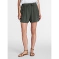 thumbnail image 1 of Time and Tru Women's Double Cloth Cargo Shorts, Sizes XS-XXXL, 1 of 6