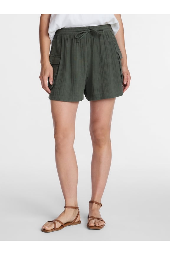 Women's Double Cloth Cargo Shorts, Sizes XS-XXXL