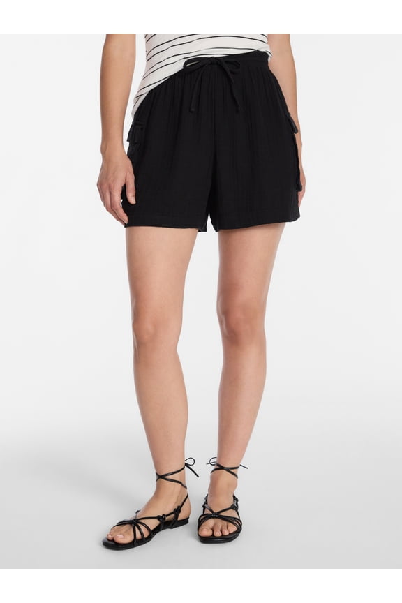 Women's Double Cloth Cargo Shorts, Sizes XS-XXXL