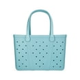 thumbnail image 1 of Time and Tru Women's Waterproof EVA Beach Tote Bag, Dark Teal, 1 of 5