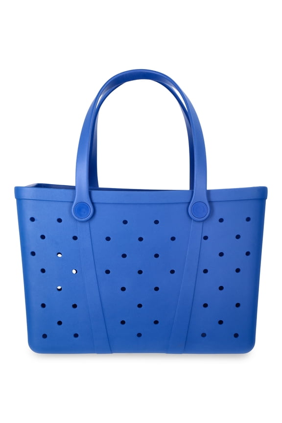 Women's Waterproof EVA Beach Tote Bag, Blue
