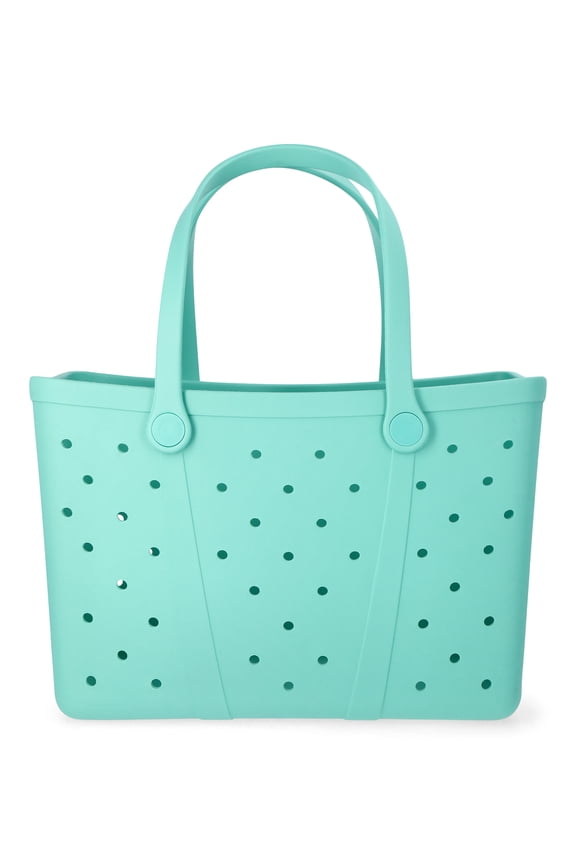 Women's Waterproof EVA Beach Tote Bag, Teal